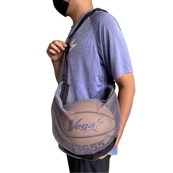 🏀乒冠體育🏀 VEGA 籃球 單顆裝網袋(灰色) VGB-37G-細節圖2