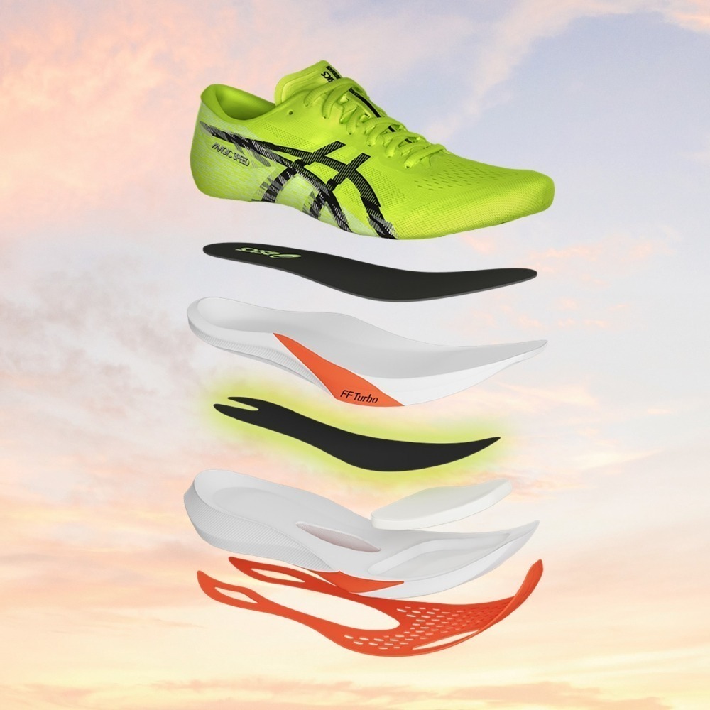 ASICS MAGIC SPEED 4(2E) ⚽️乒冠體育🏓 巴黎主題配色 競速跑鞋 1011B873-750-細節圖9