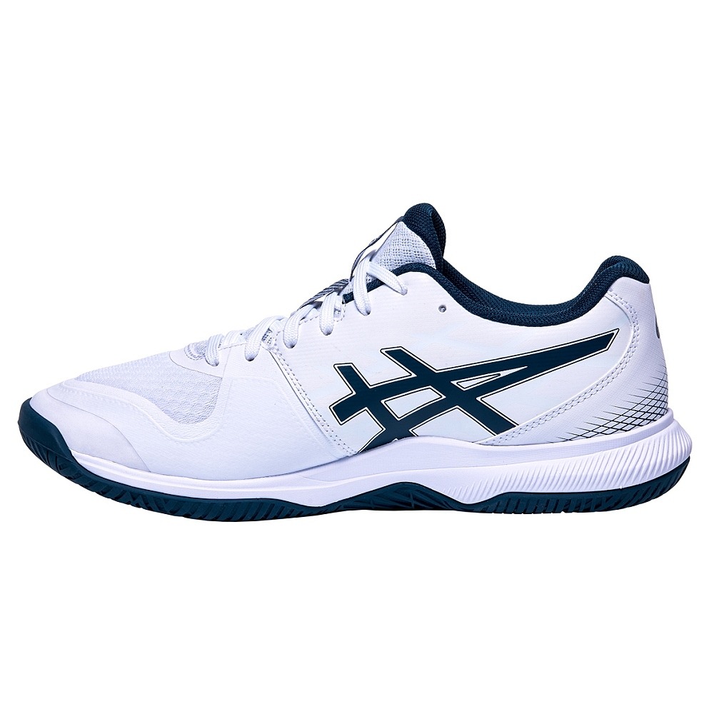 🏐乒冠體育🏐 ASICS 男款 寬楦 排球鞋 GEL-TACTIC 12 (2E) 1073A071-101-細節圖3