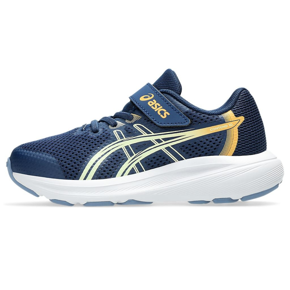 Asics CONTEND 10 PS🏓🏐⚽️乒冠體育🏸⚾️🏓 中童 運動鞋 1014A394-404-細節圖8