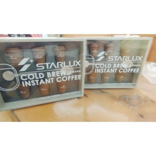 星宇航空 凍乾冷萃咖啡禮盒組/咖啡迷你杯（2g×6入）+不鏽鋼咖啡攪拌棒1支