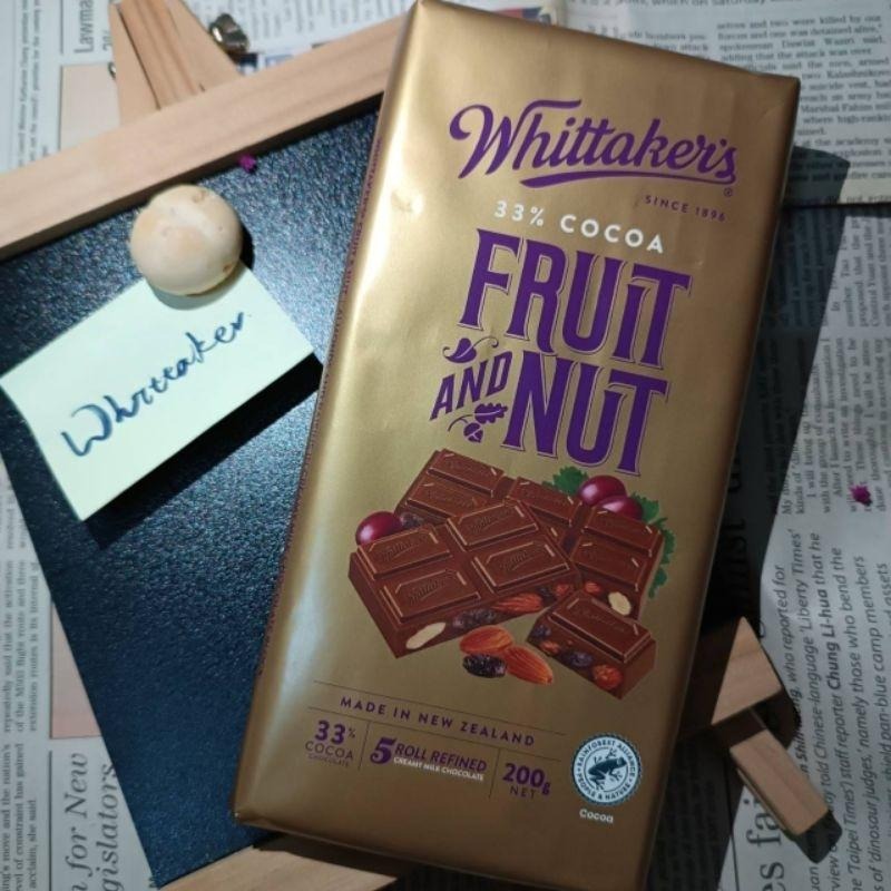 Whittaker＇s 杏仁葡萄乾夾餡牛奶巧克力-細節圖2