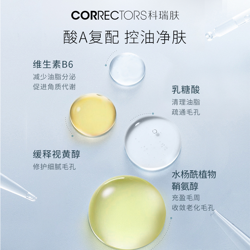 🖐全館免運🚚【較適合油皮】科瑞膚毛孔柔護調理精華液控油收縮毛孔軟化閉口 七老闆 七老板 三只羊 瘋狂小楊哥 推薦-細節圖3