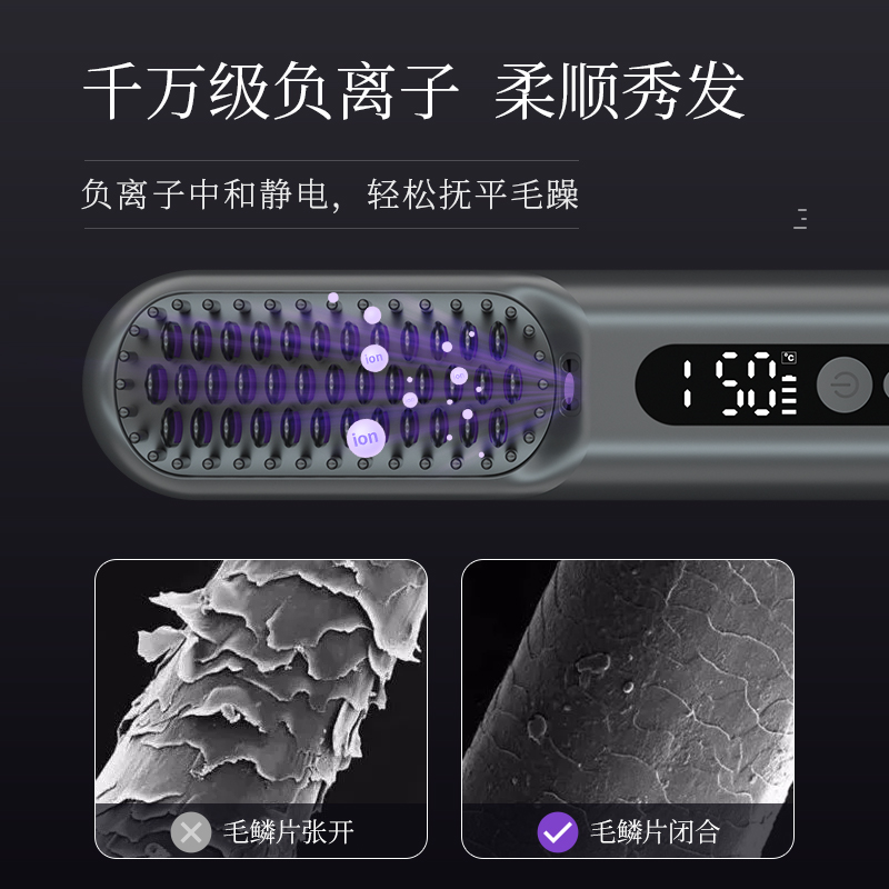 🖐全館免運🚚【七老闆專屬】Lowrarouge羅拉如炬 造型梳 便攜 七老闆 七老板 三只羊 瘋狂小楊-細節圖4