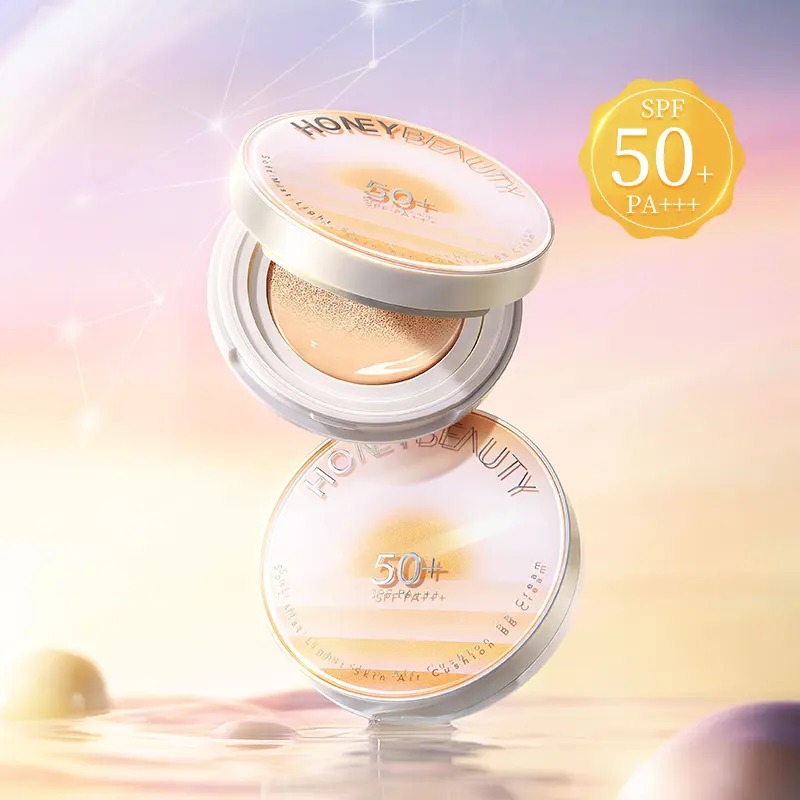 🖐全館免運🚚透蜜柔霧輕肌遮瑕保濕持妝50倍高倍防曬氣墊裸妝 七老闆推薦-細節圖3