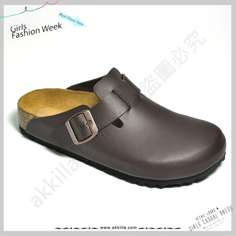 BOSTON波斯頓經典伯肯鞋拖鞋柏肯鞋包頭伯肯拖鞋可當情侶鞋拖鞋MIT台灣手工製造akkilla真皮鞋墊超強吸汗-細節圖3