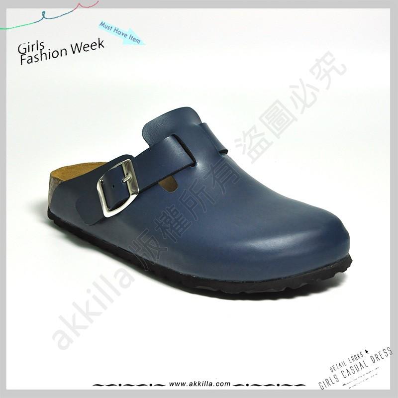 BOSTON波斯頓經典伯肯鞋拖鞋柏肯鞋包頭伯肯拖鞋可當情侶鞋拖鞋MIT台灣手工製造akkilla真皮鞋墊超強吸汗-細節圖4