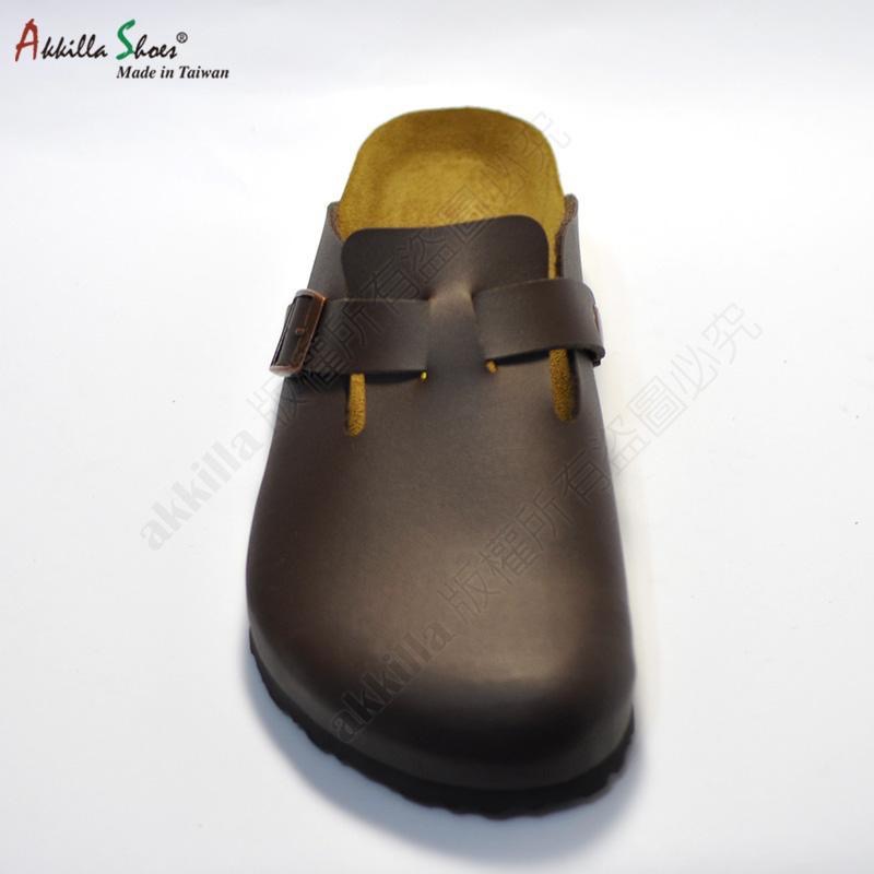 經典款式BOSTON波斯頓 伯肯拖鞋半包頭柏肯鞋 情侶鞋 MIT 台灣製造 akkilla-細節圖2