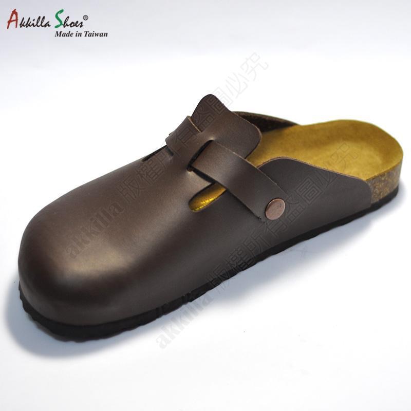經典款式BOSTON波斯頓 伯肯拖鞋半包頭柏肯鞋 情侶鞋 MIT 台灣製造 akkilla-細節圖3