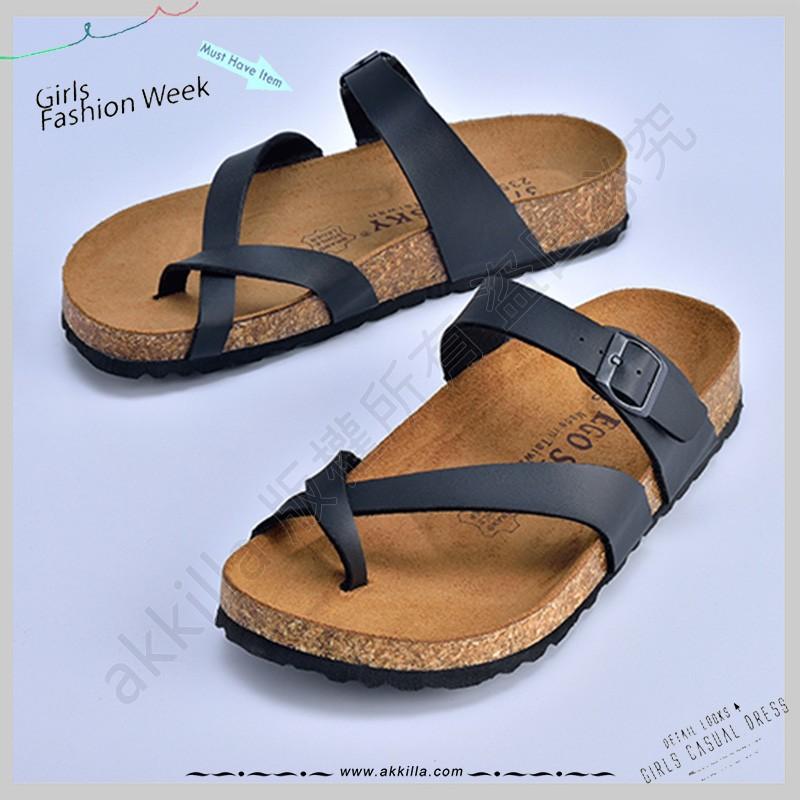 TABORA 塔波拉交叉夾腳伯肯拖鞋柏肯鞋可當情侶鞋MIT台灣手工製造akkilla真皮鞋墊超強吸汗-細節圖4