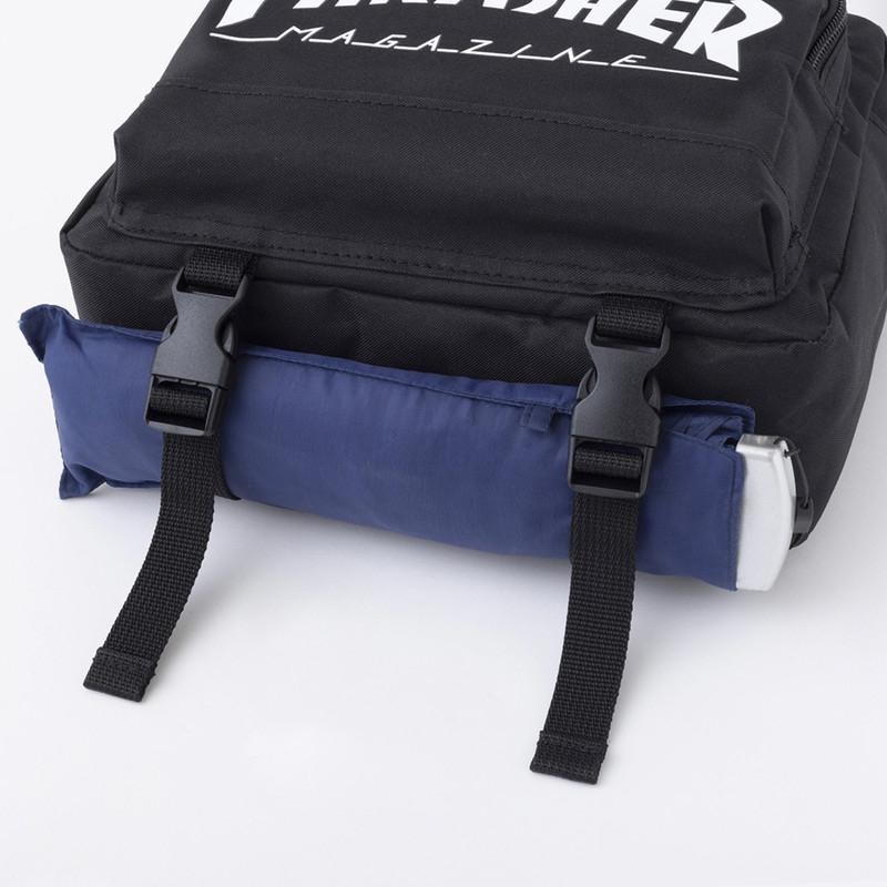 袋我走【THRASHER 黑色側背包】-細節圖6