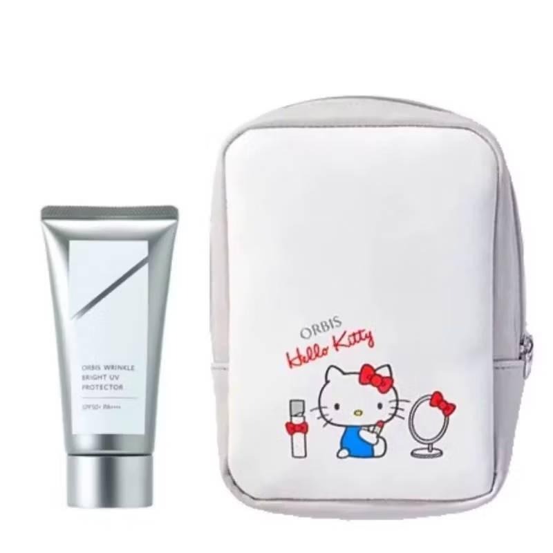 袋我走【KITTY 直立白色化妝包】-細節圖2