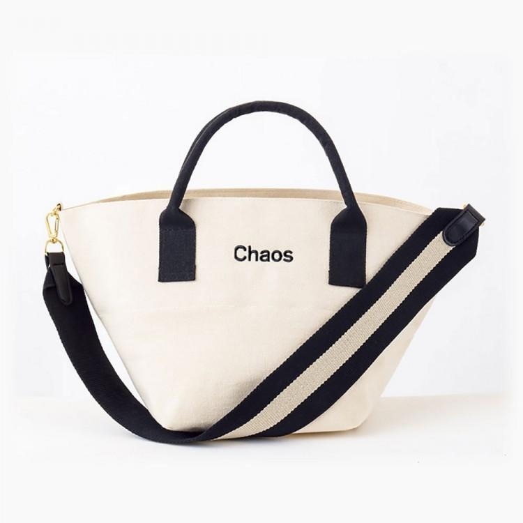 袋我走【Chaos TOTE BAG BOOK 白色3way 手提包】-細節圖2