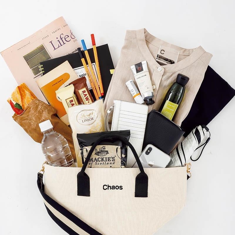 袋我走【Chaos TOTE BAG BOOK 白色3way 手提包】-細節圖5