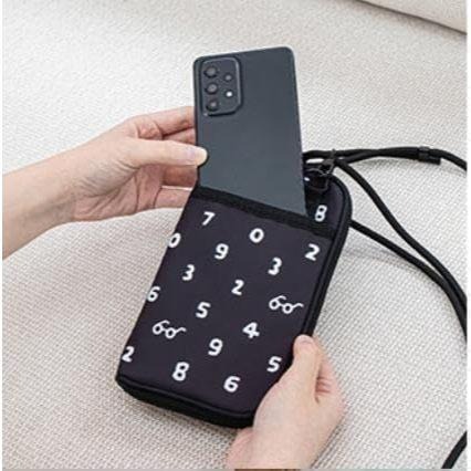 袋我走【SOU・SOU 黑色手機包 護照包】-細節圖4