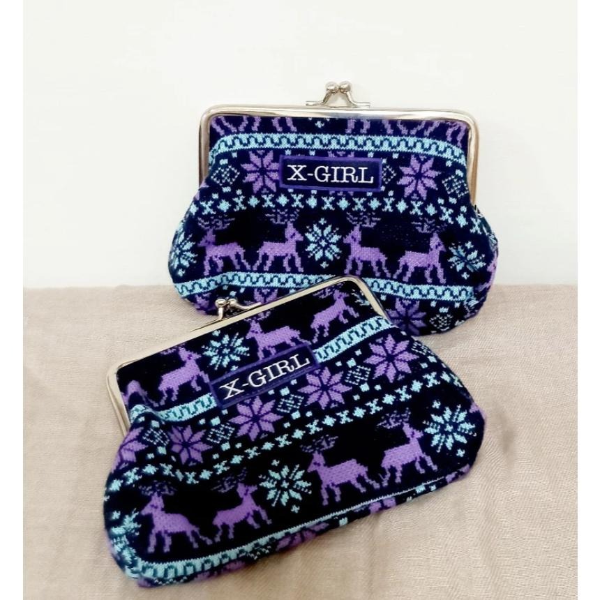 袋我走【X-girl 黑色造型錢包】-細節圖2