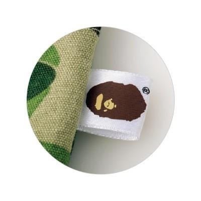 袋我走【APE 迷彩綠托特包(白字+LOGO)/APE BAPE 彩繪托特包】-細節圖4