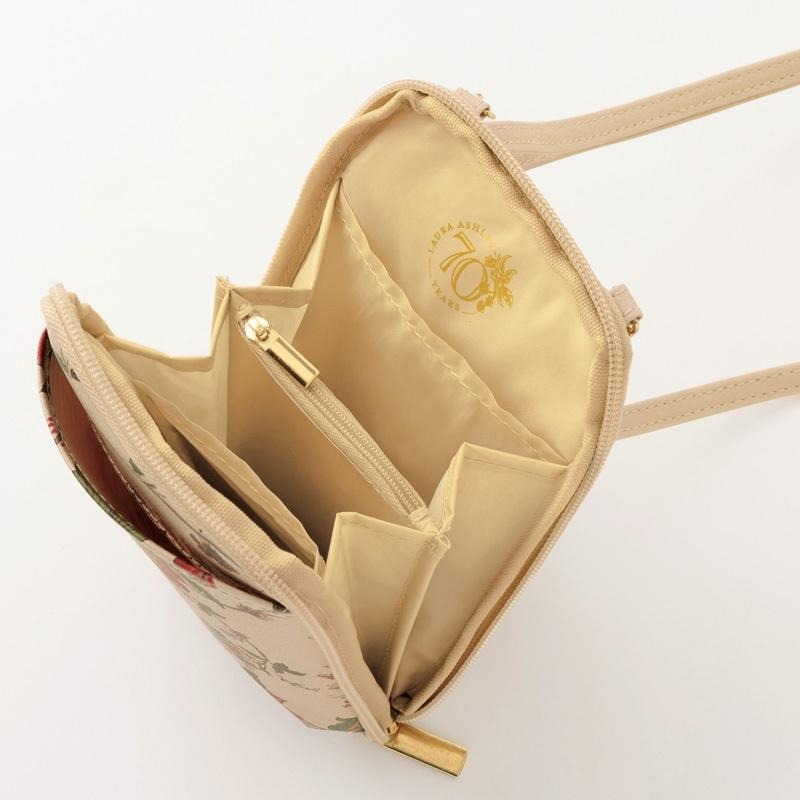 袋我走【LAURA ASHLEY 花卉手機斜背包】-細節圖3