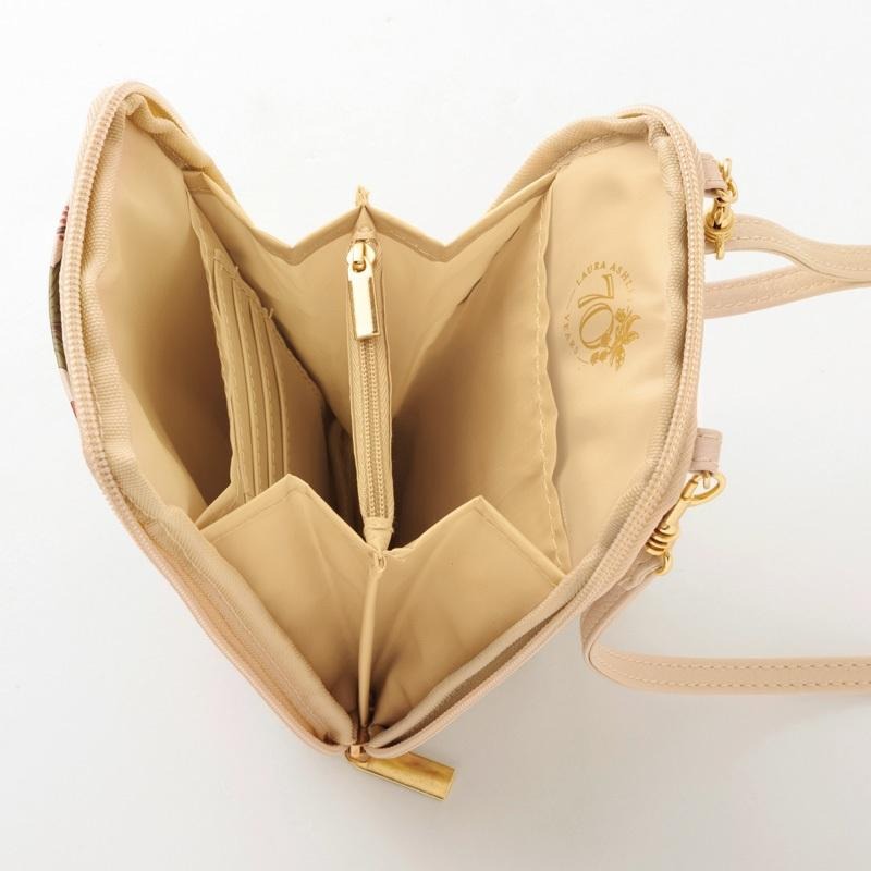 袋我走【LAURA ASHLEY 花卉手機斜背包】-細節圖4