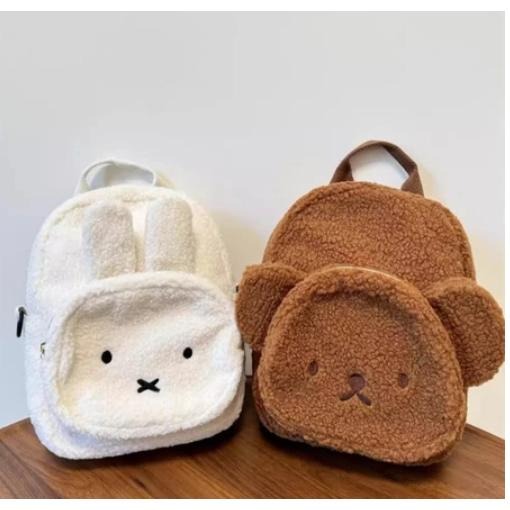 袋我走【MIFFY 白色後背包】-細節圖2