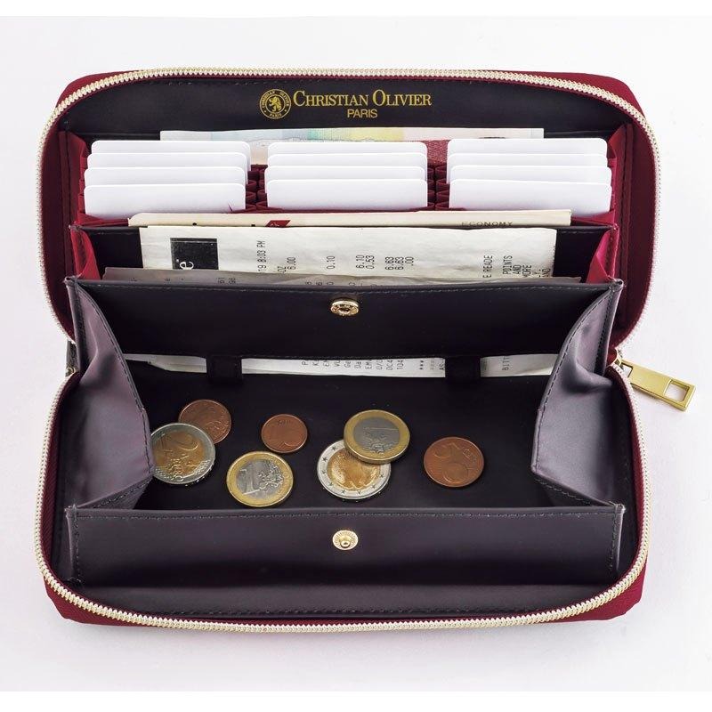 袋我走【CHRISTIAN OLIVIER PARIS 咖色時尚長夾】-細節圖2