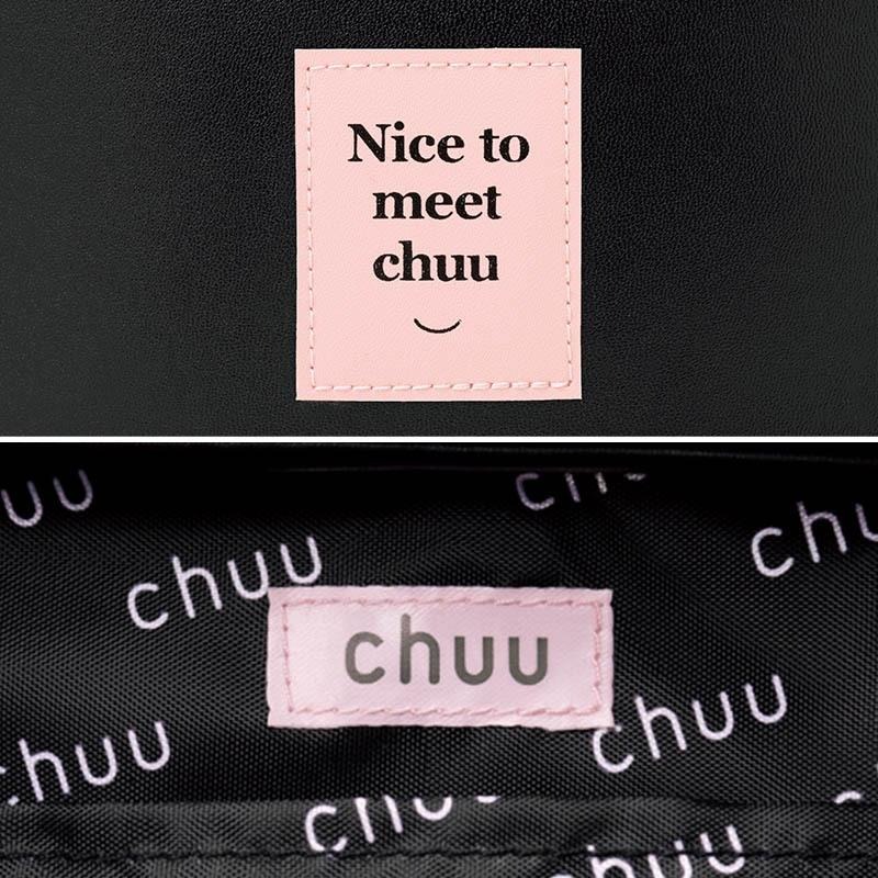 袋我走【chuu Nice to meet chuu 粉標黑色腰包】-細節圖4