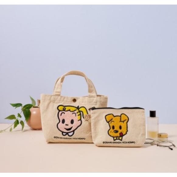 袋我走【OSAMU GOODS 米色手提袋(小女孩)】-細節圖3