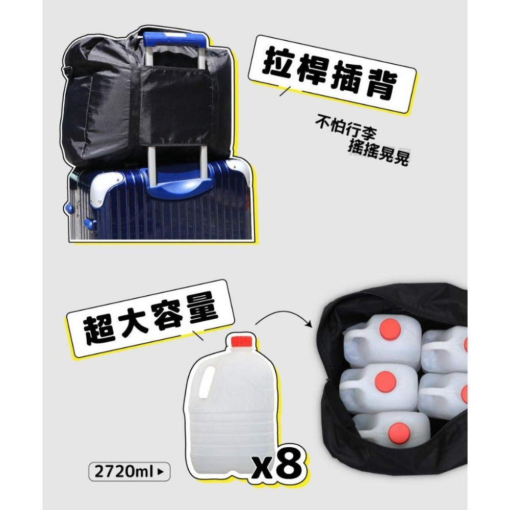 袋我走【SOU・SOU 白色收納行李袋】-細節圖2