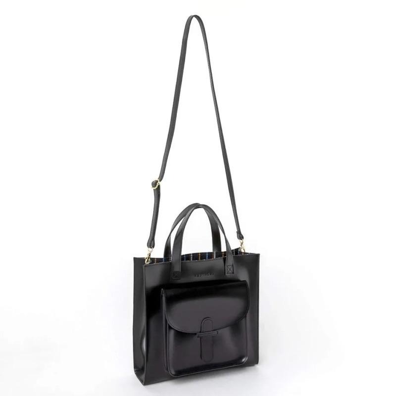 袋我走【REDYAZEL 黑色 質感 托特包 手提包 肩背包 3way包】-細節圖3