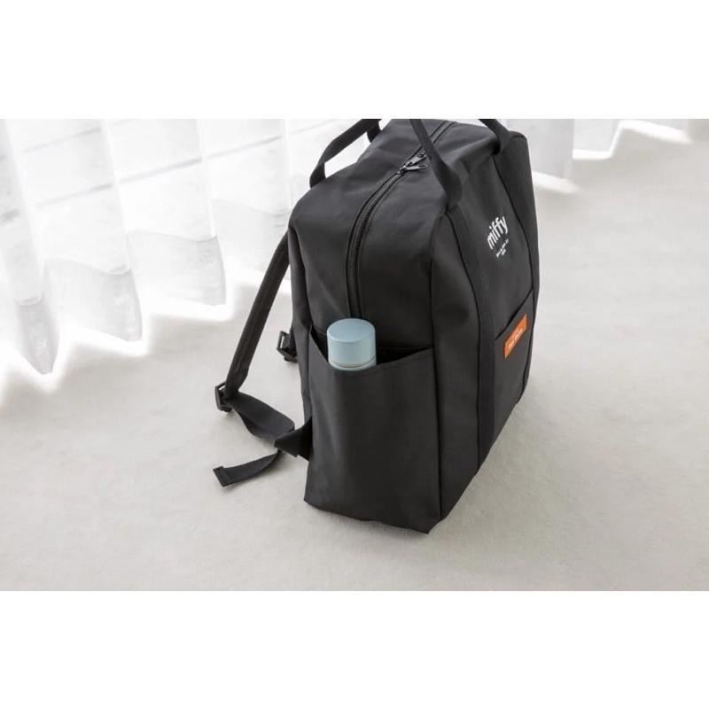 袋我走【MIFFY 米色 素面後背包】-細節圖2