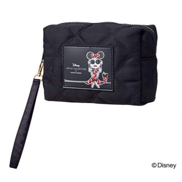 袋我走【Disney ARTIST COLLECTION by DAICHI MIURA 黑色化妝包】-細節圖2