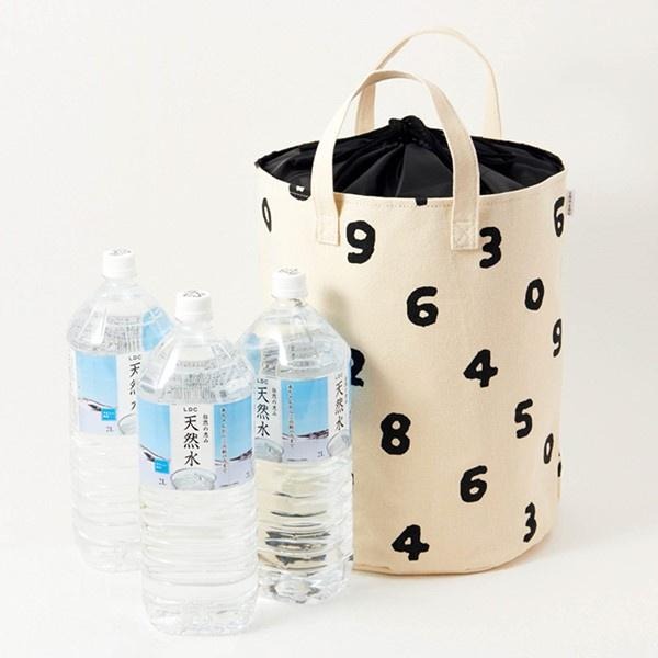 袋我走【SOU・SOU 白色短把束口袋手提收納袋】-細節圖3