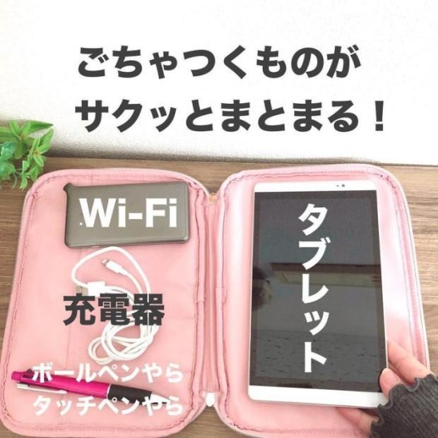 袋我走【OLIVIA BURTON 粉色祕密花園萬用收納包】-細節圖3