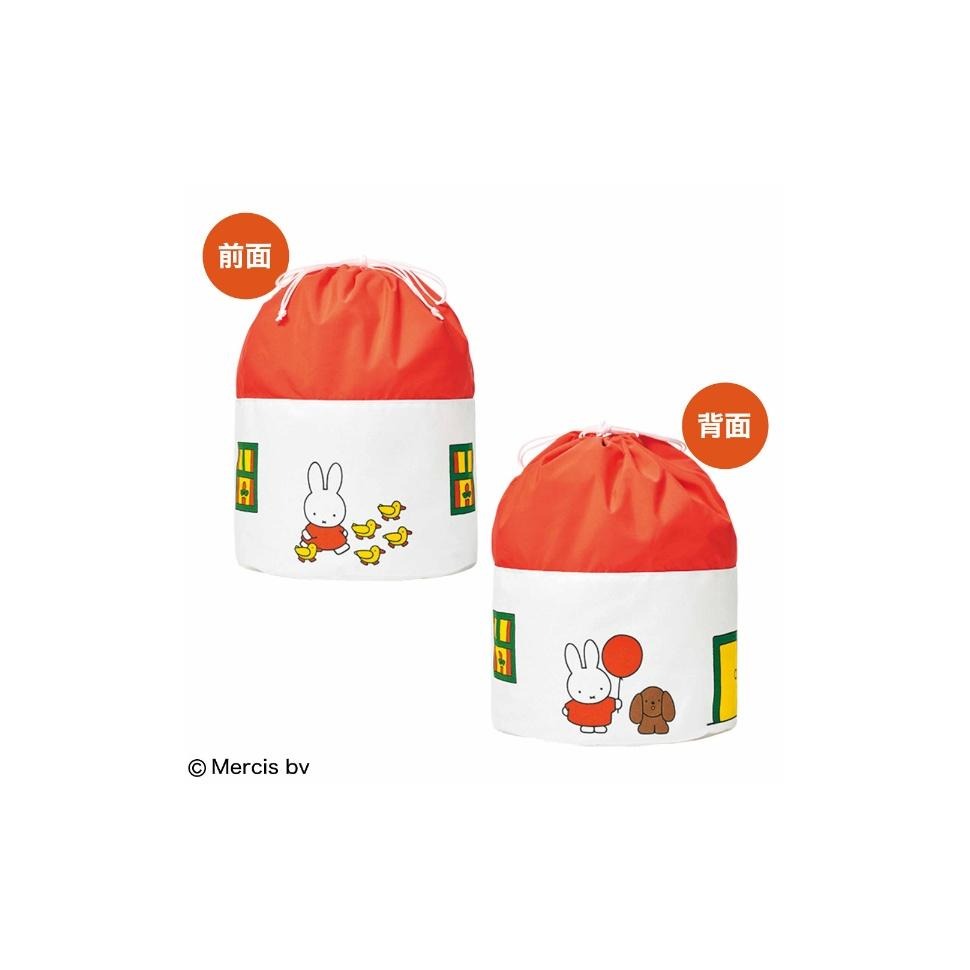 袋我走【MIFFY 帆布束口袋房子造型】-細節圖4