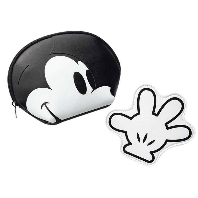 袋我走【DISNEY MICKEY 米奇 臉化妝包+手手小物包 兩件組】-細節圖3