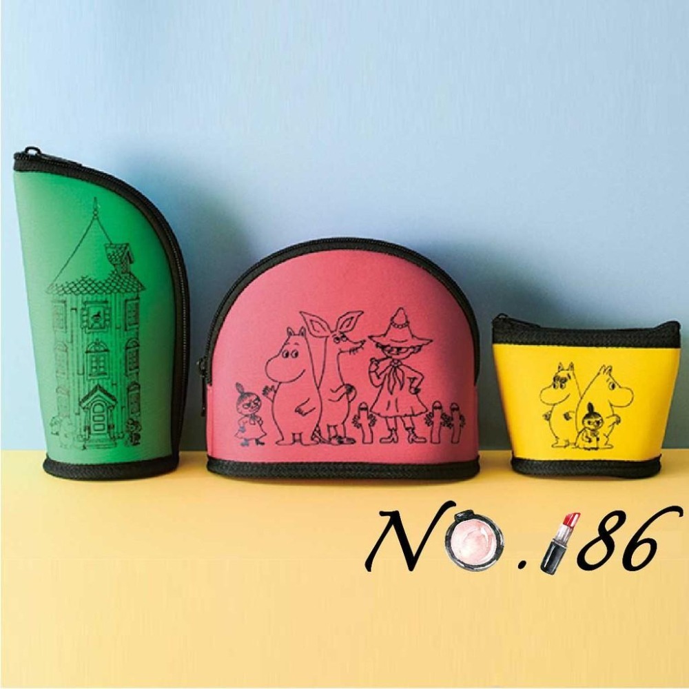 袋我走【2019 steady 9月號附錄 MOOMIN 嚕嚕米 慕敏家族 直立式 收納包 3入組】-細節圖5