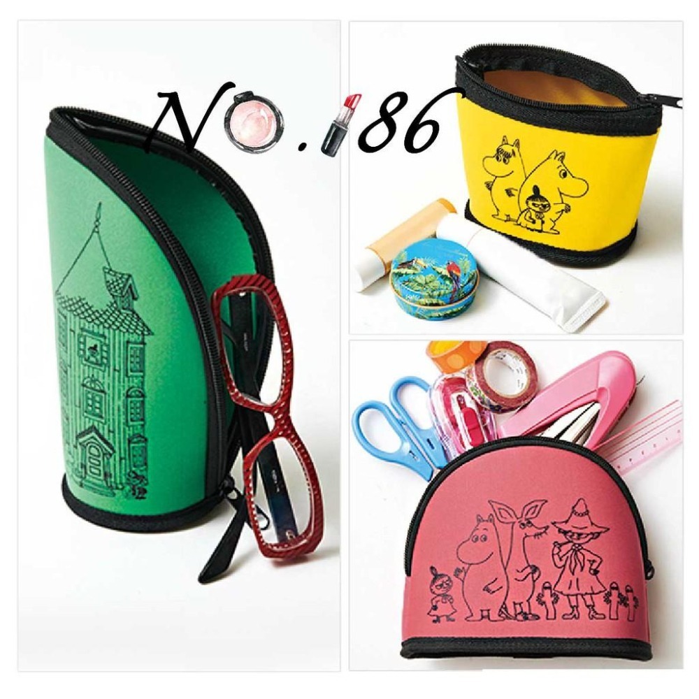 袋我走【2019 steady 9月號附錄 MOOMIN 嚕嚕米 慕敏家族 直立式 收納包 3入組】-細節圖9