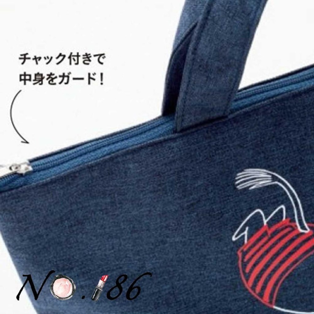 袋我走【MOOMIN 嚕嚕米 藍色便當袋+透明小袋+分裝罐五件組】-細節圖9