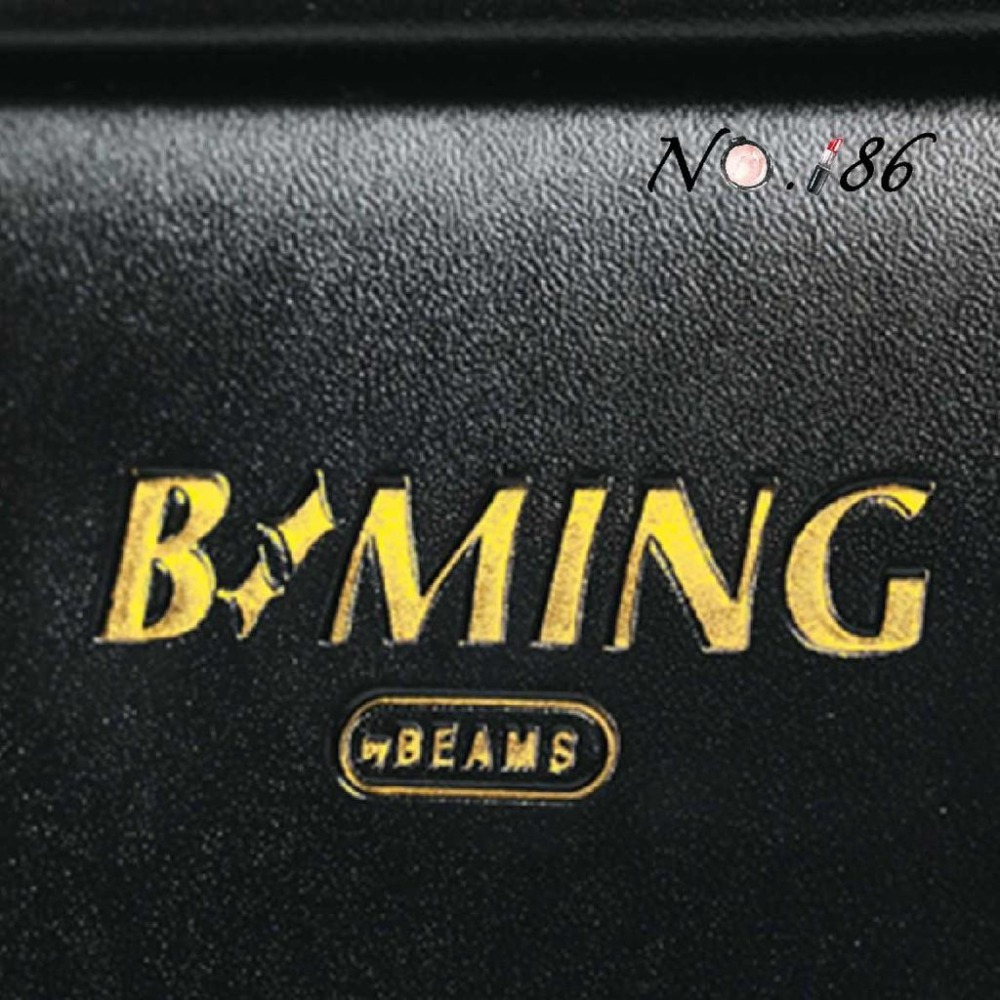 袋我走【B:MING by BEAMS 黑色皮質側背小方包】-細節圖7