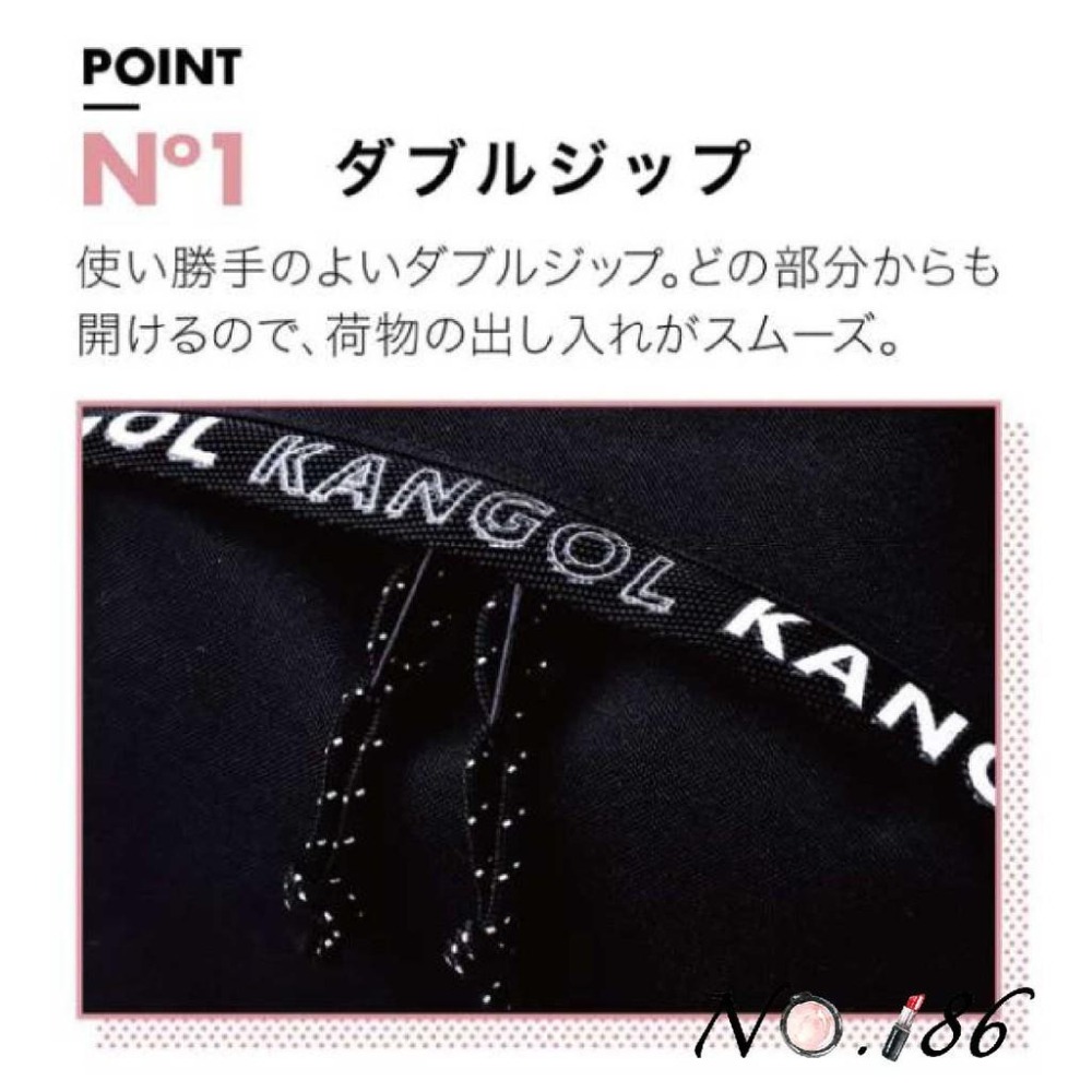 袋我走【KANGOL 黑色袋鼠後背包】-細節圖5