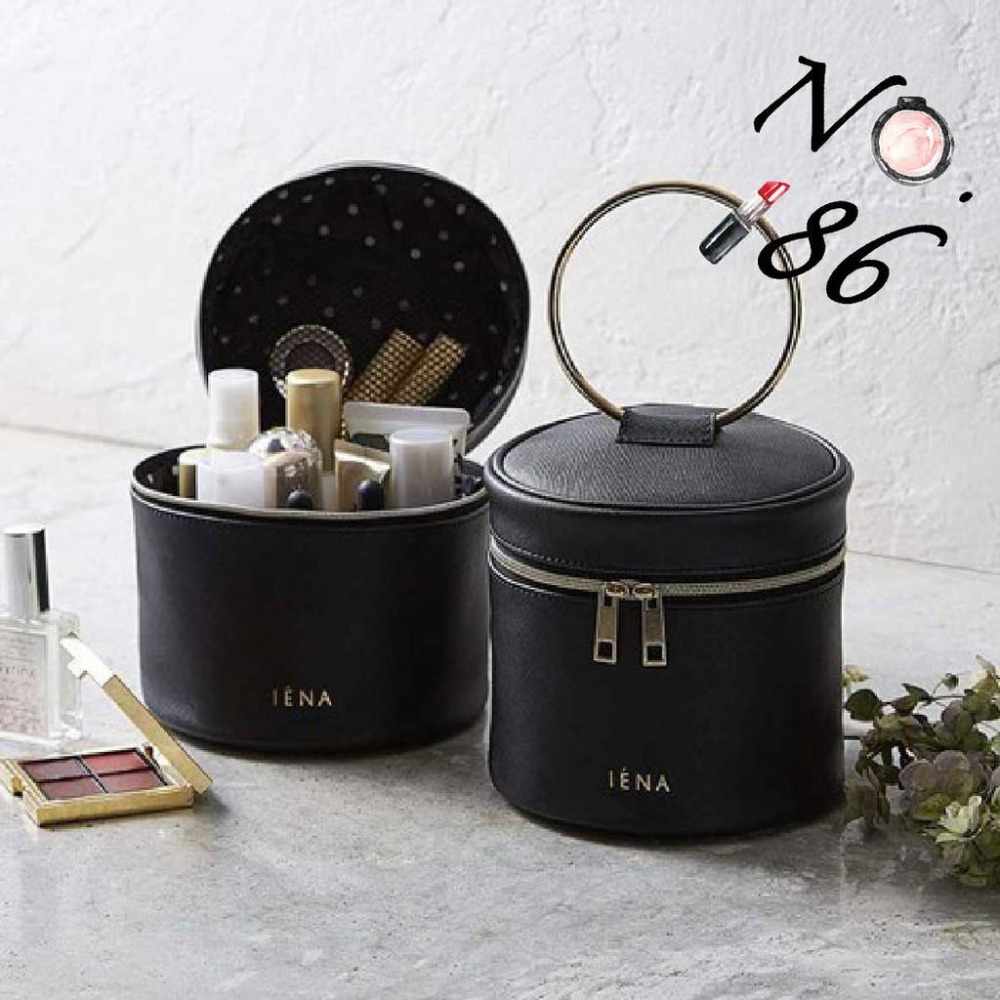 袋我走【IENA 黑色化妝箱 (圓圈款)】-細節圖2