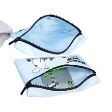 袋我走【MOOMIN 藍色零錢包】-細節圖2