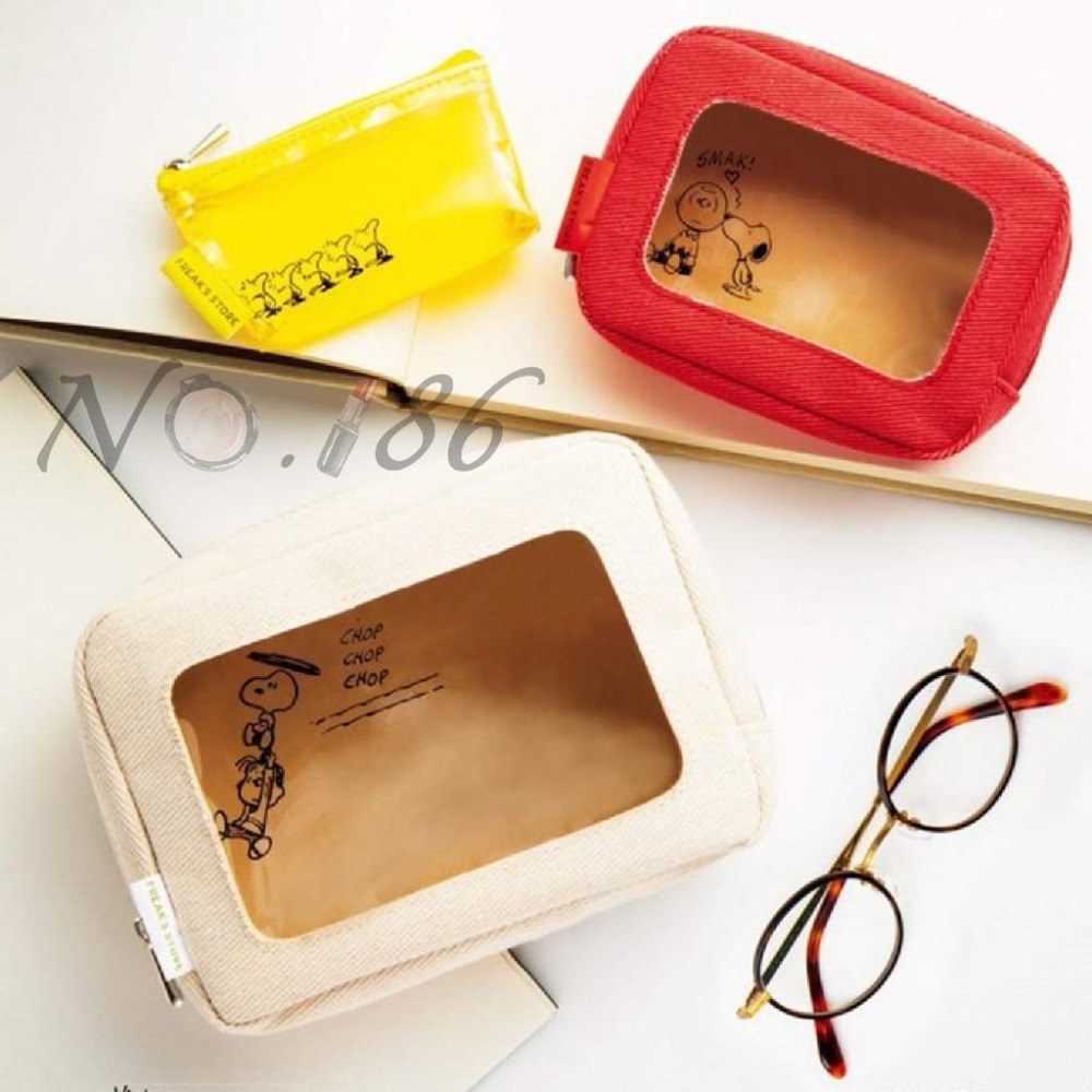 袋我走【絕版現貨 FREAK`S STORE×SNOOPY史努比聯名/透明視窗 3件組】-細節圖3