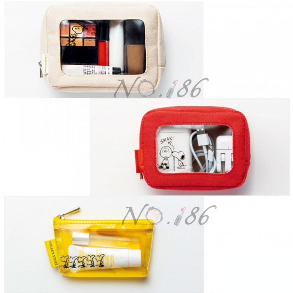 袋我走【絕版現貨 FREAK`S STORE×SNOOPY史努比聯名/透明視窗 3件組】-細節圖4