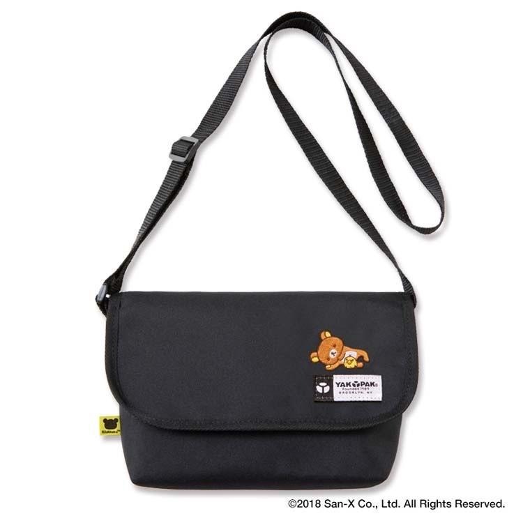 袋我走【拉拉熊 黑色郵差包】-細節圖8