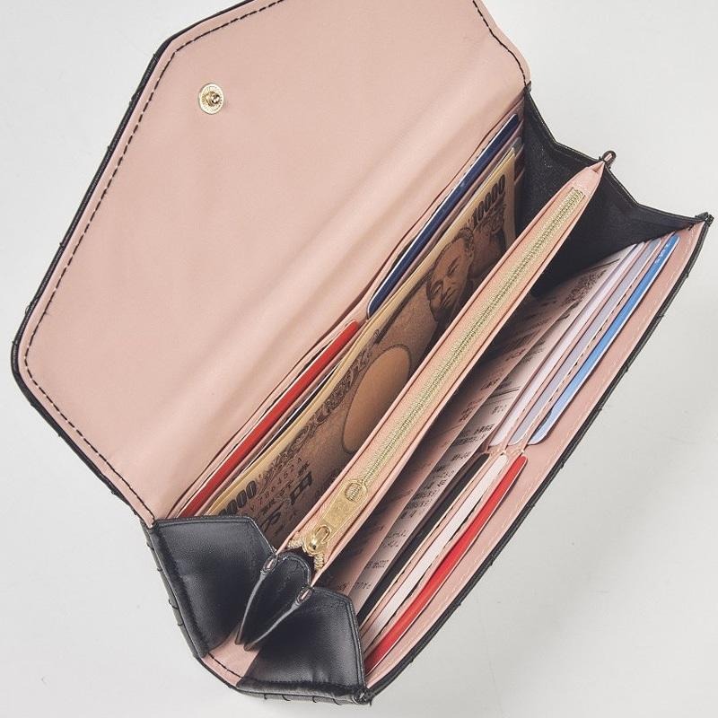 袋我走【CLATHAS 山茶花 深藍色長夾】-細節圖4