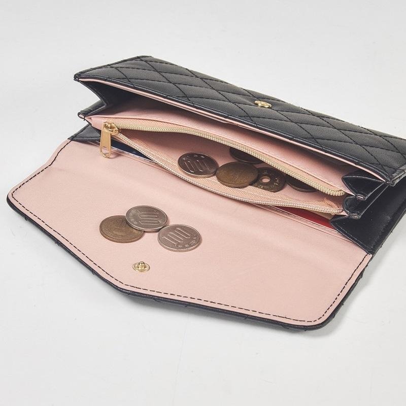 袋我走【CLATHAS 山茶花 深藍色長夾】-細節圖5