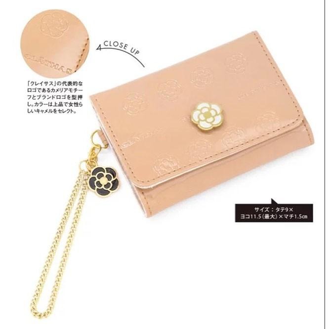 袋我走【CLATHAS 山茶花 深藍色長夾】-細節圖6