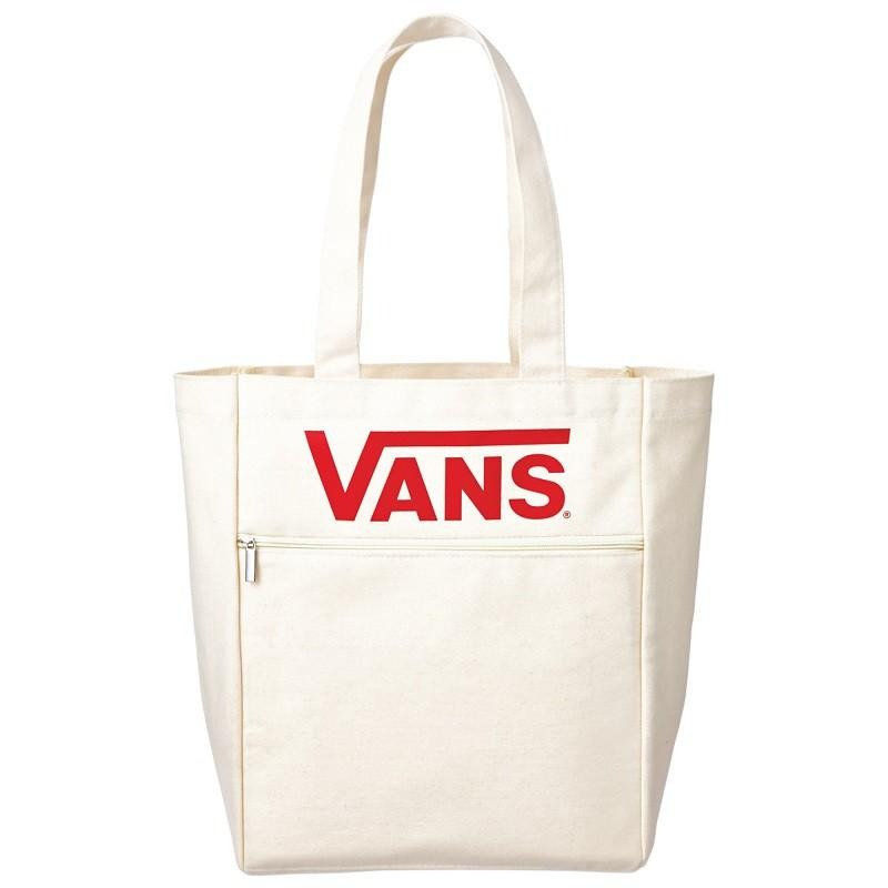袋我走【VANS 白色帆布手提包】-細節圖4