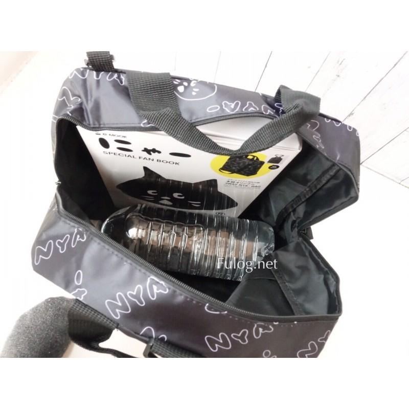 袋我走【驚訝貓/尼龍黑色 3Way包】-細節圖9